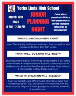 Class of 2026 \"Junior College/Career Planning Night\"